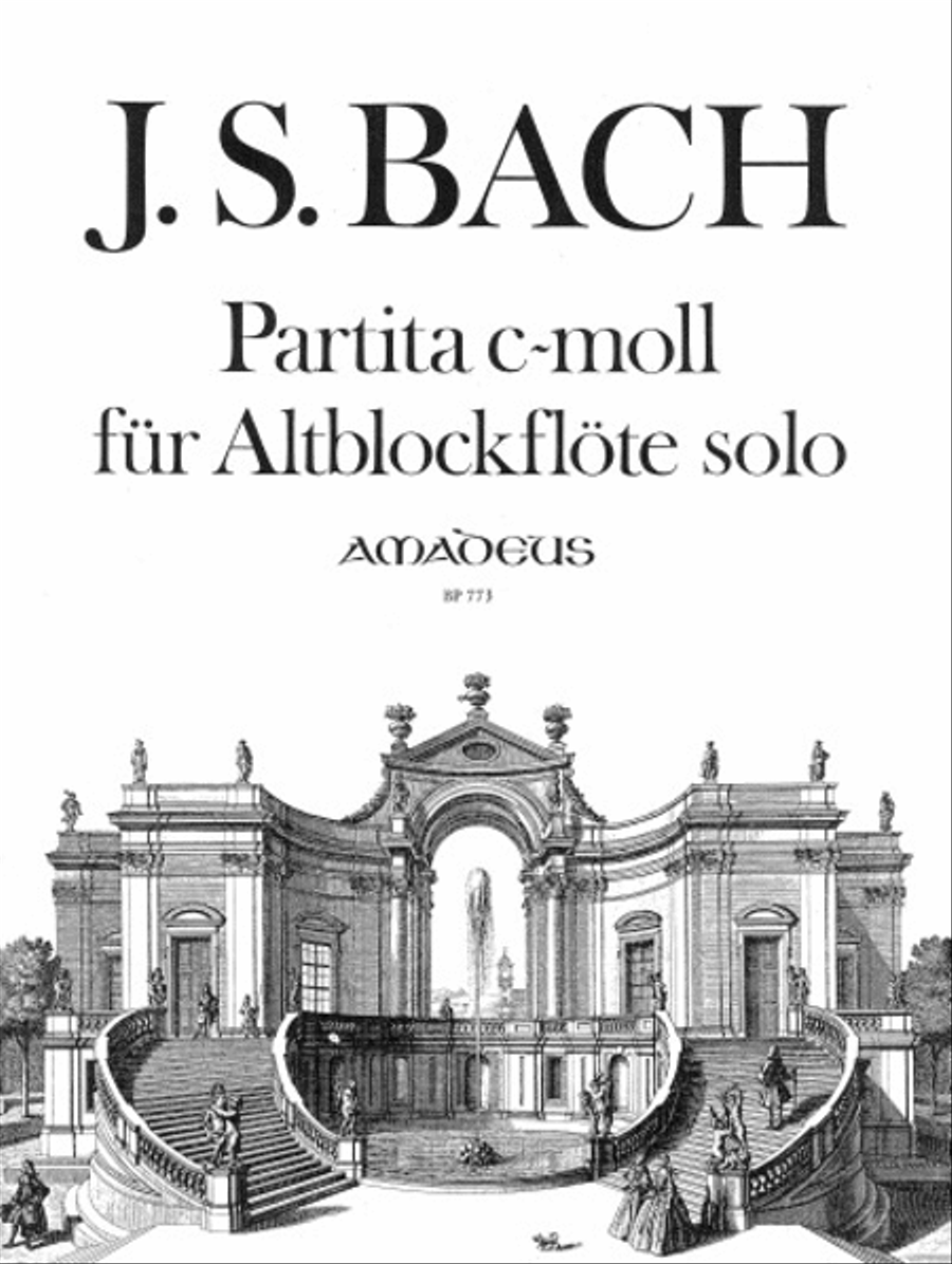 Partita C minor BWV 1013 Alto Recorder scores gallery preview page 1
