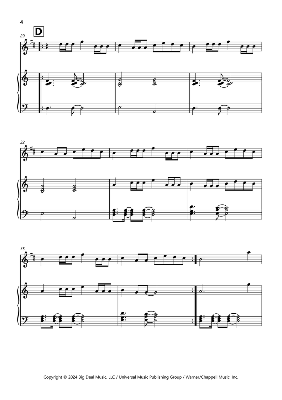 Espresso Espresso Chamber Music scores gallery preview page 4
