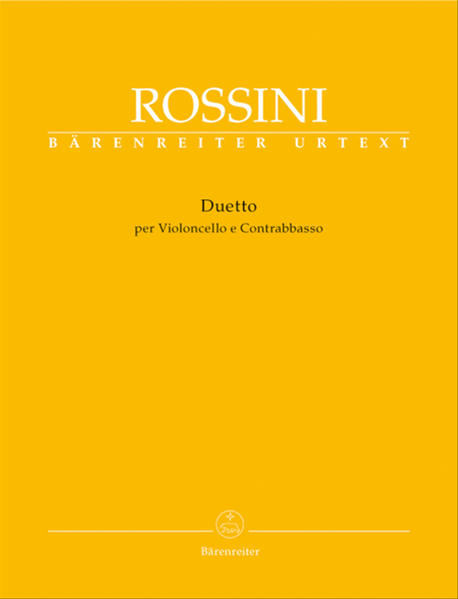 Duetto per Violoncello e Contrabbasso String Duet scores gallery preview page 1