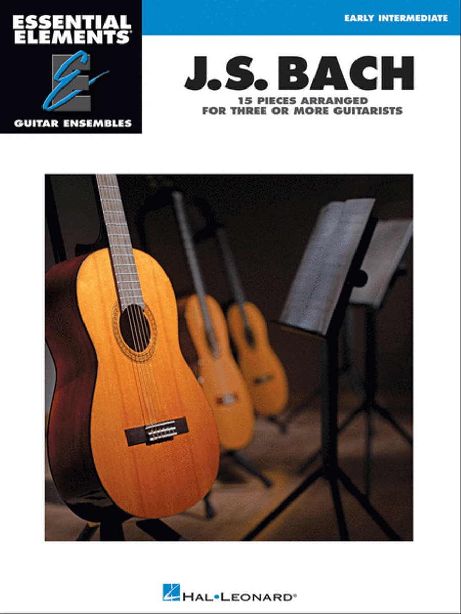 J.S. Bach – 15 Pieces Arranged for Three or More Guitarists Guitar Ensemble scores gallery preview page 1