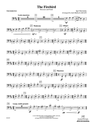 The Firebird: 1st Trombone