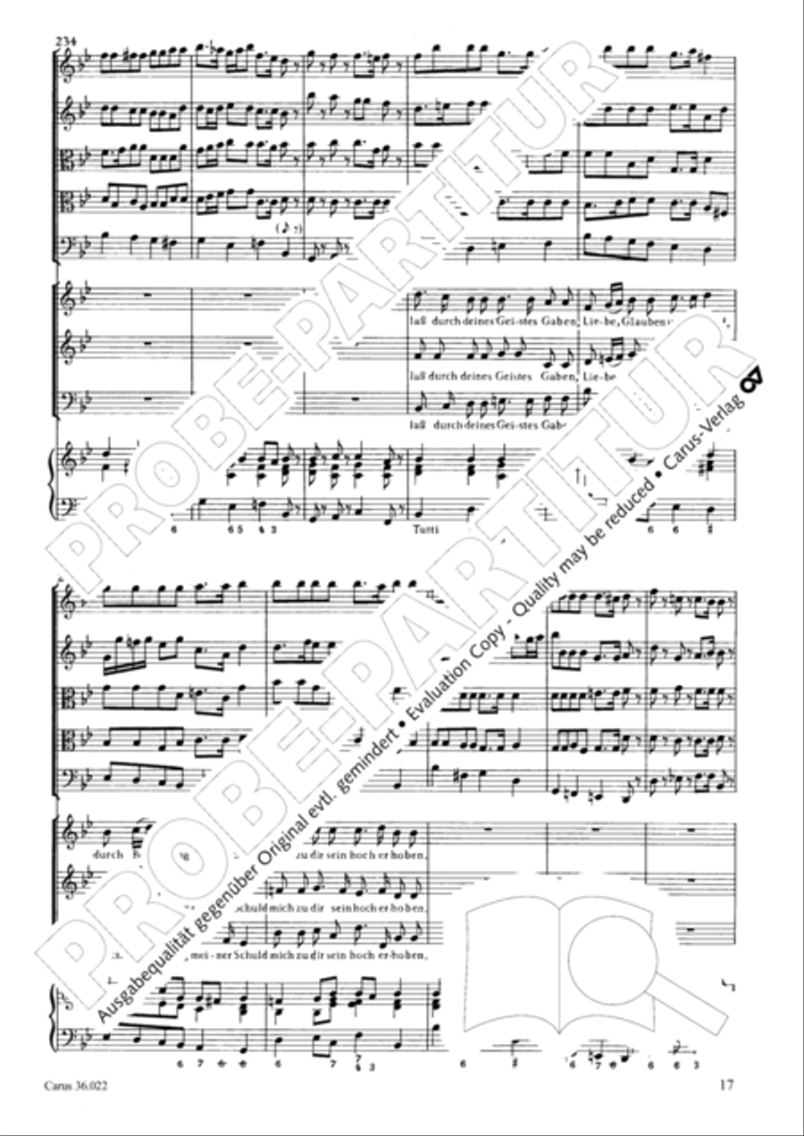 Kommst du, Licht der Heiden Choir scores gallery preview page 18