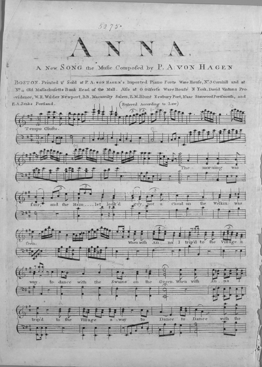 Anna. A New Song
