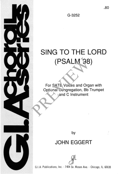 Psalm 98: Sing to the Lord