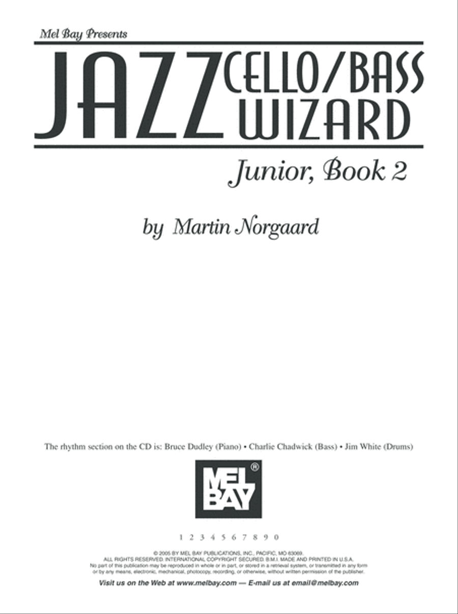 Jazz Cello/Bass Wizard, Junior, Book 2 Cello scores gallery preview page 3