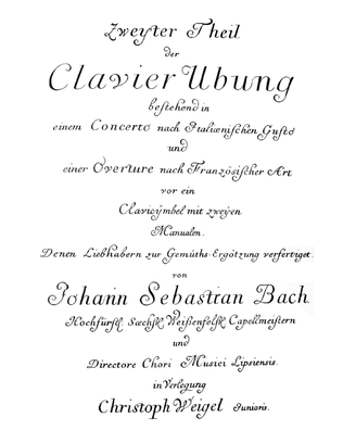 Book cover for Bach Italian Concerto, BWV 971