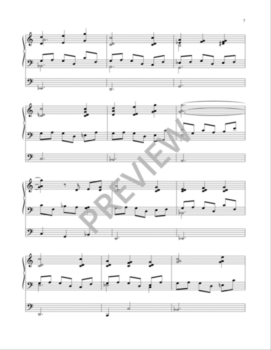 Five Preludes on Early American Tunes Organ scores gallery preview page 9