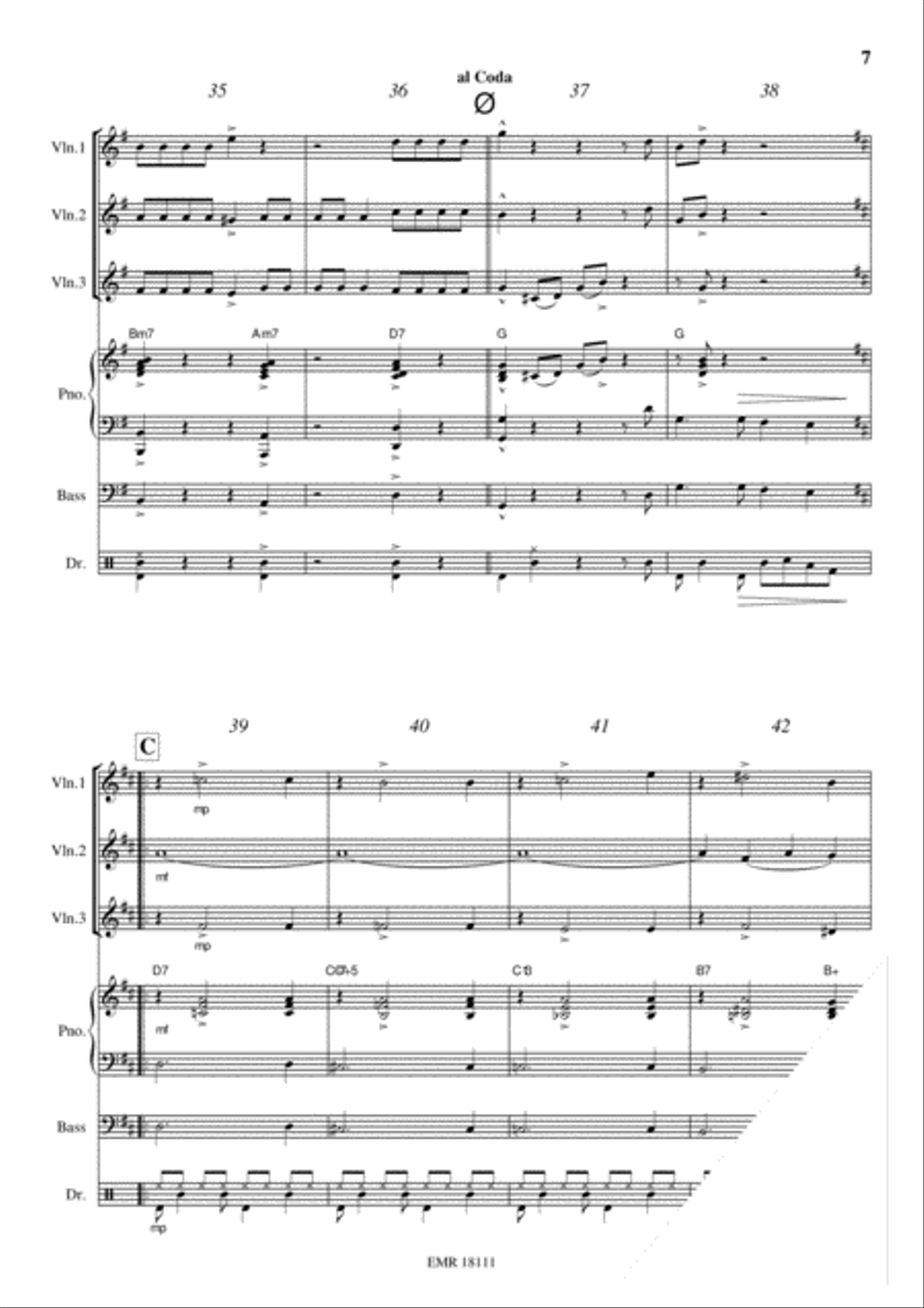 Latino Violin scores gallery preview page 7