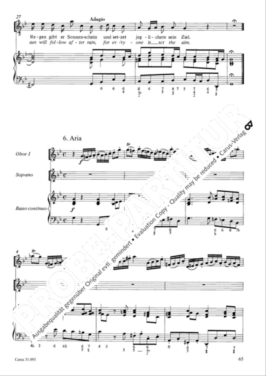 All those who seek God's sov'reign guidance (Wer nur den lieben Gott lasst walten) 4-Part scores gallery preview page 66