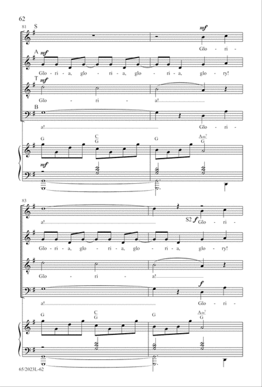Child of Hope Child of Hope 4-Part scores gallery preview page 63