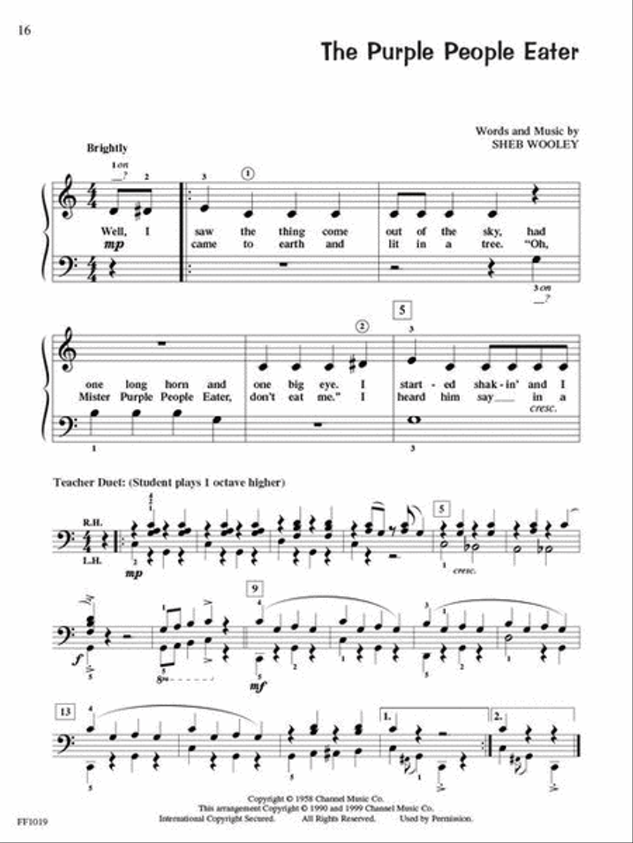 PlayTime® Piano Rock 'n' Roll Piano Method scores gallery preview page 5