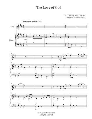 Book cover for The Love of God (Flute-Piano)