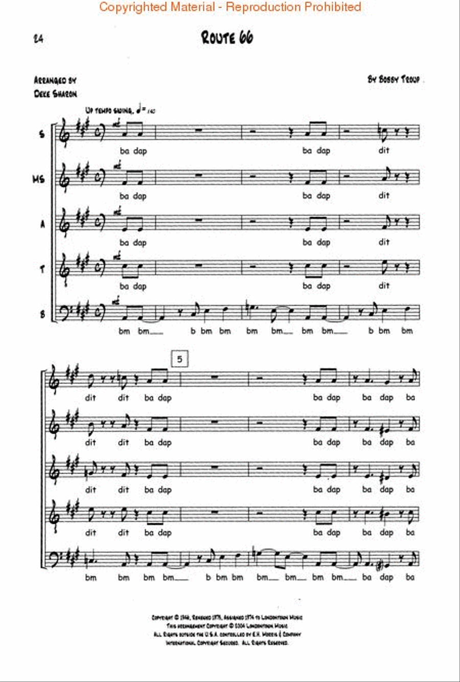 A Cappella Jazz Classics A Cappella Jazz Classics Divisi scores gallery preview page 4