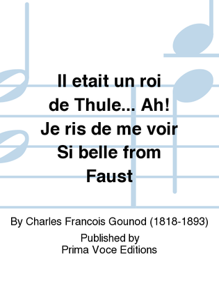Book cover for Il etait un roi de Thule... Ah! Je ris de me voir Si belle from Faust