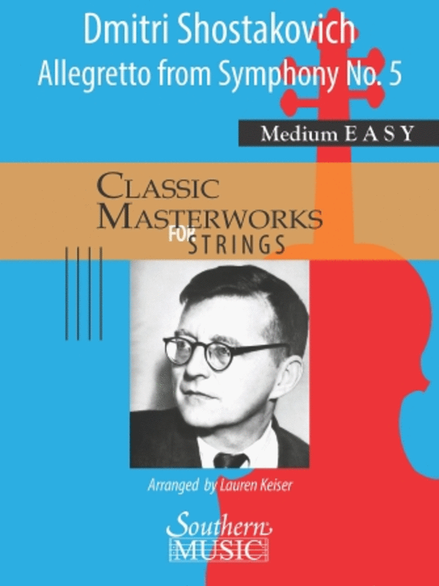 Allegretto from Symphony No. 5 Mvt. 2 String Orchestra scores gallery preview page 1