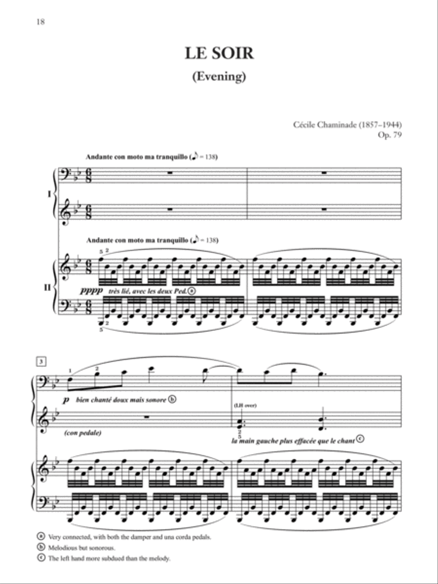 Le Matin and Le Soir (Morning and Evening), Op. 79a