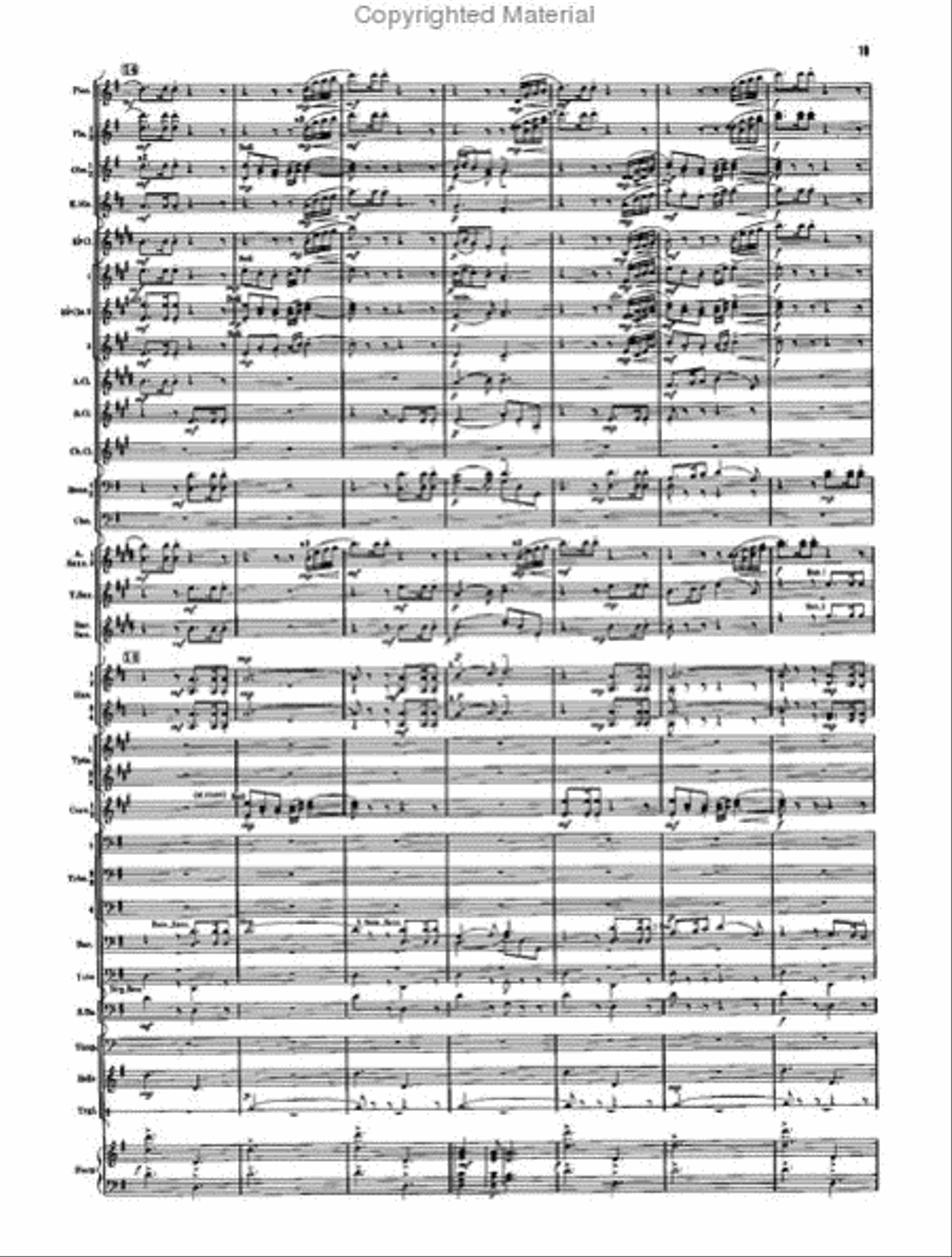 Armenian Dances, Part II Concert Band scores gallery preview page 17