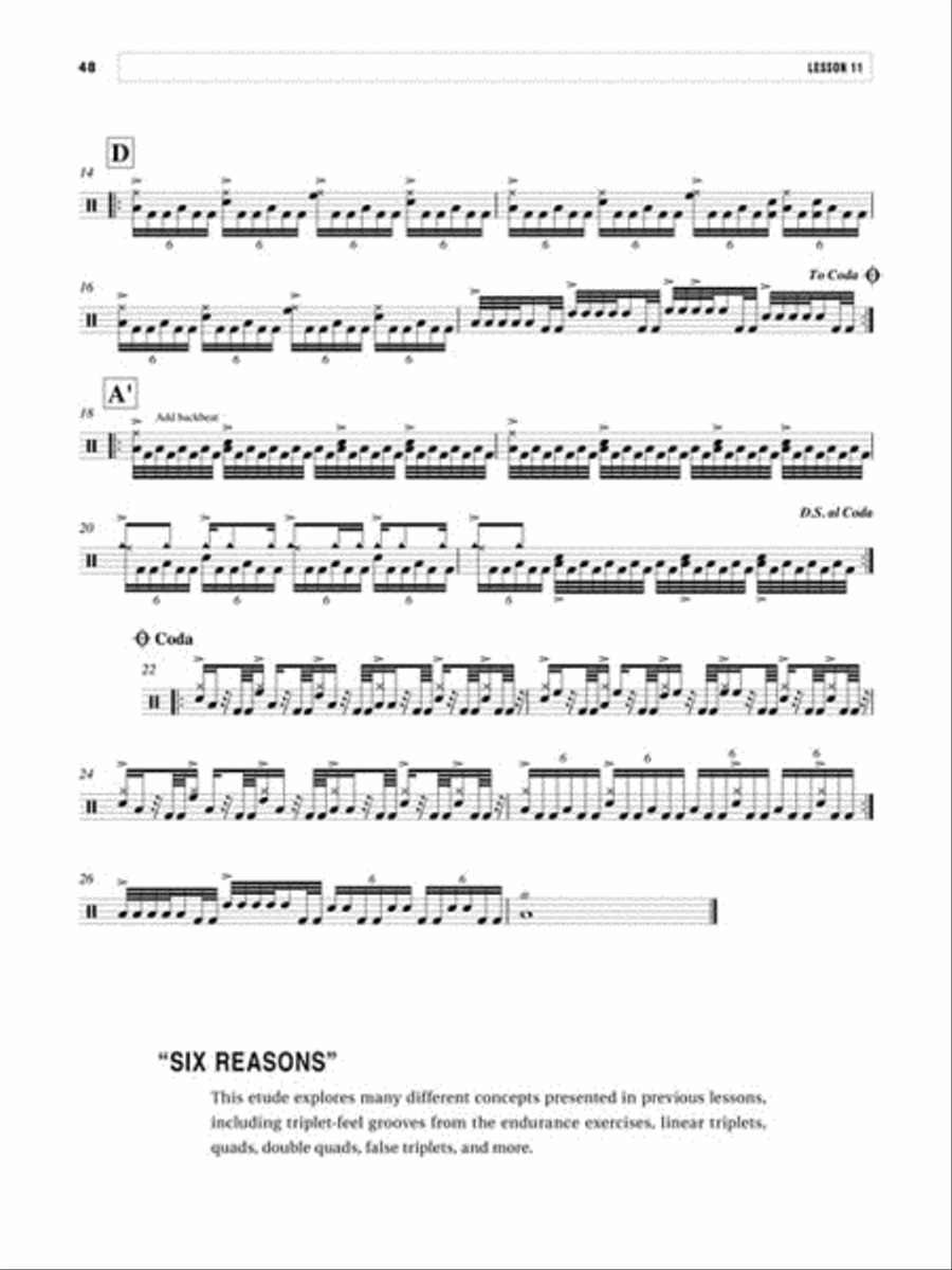Double Bass Drum Integration Double Bass scores gallery preview page 6
