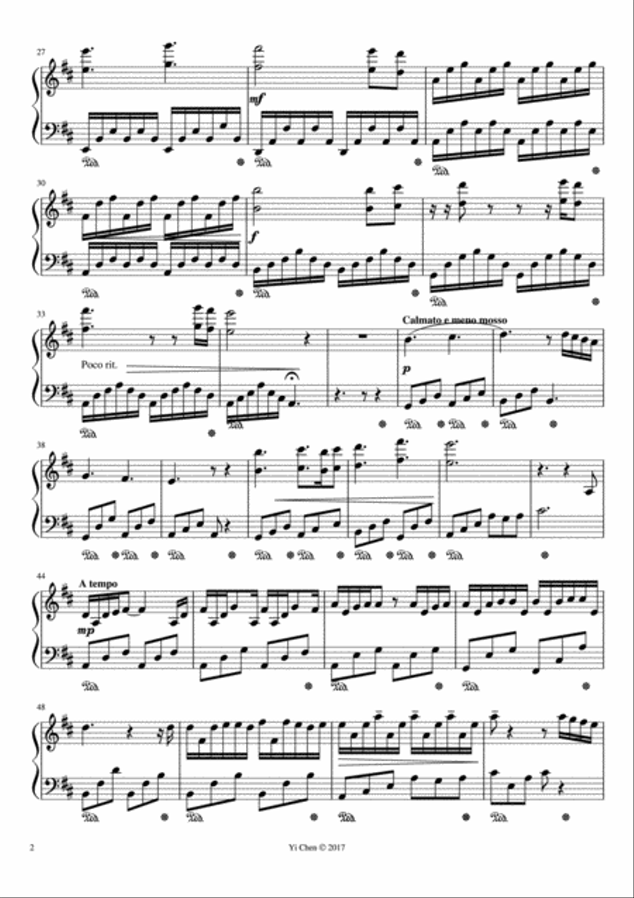 A Song of Healing Piano Solo scores gallery preview page 2