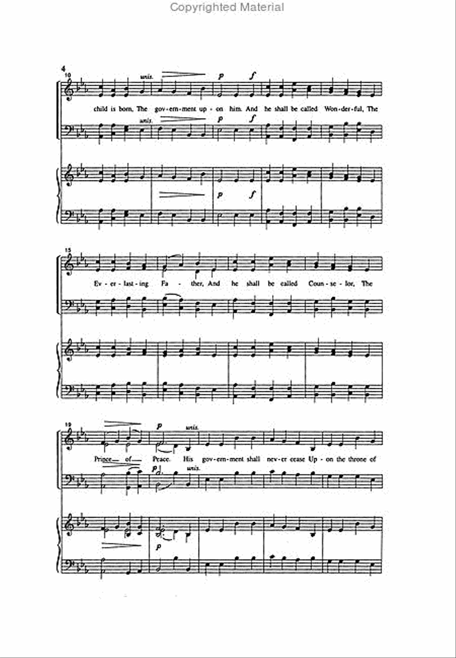 Canticle of the Nativity - SATB 4-Part scores gallery preview page 3