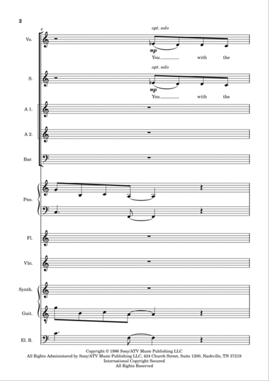 True Colors 3-Part scores gallery preview page 2