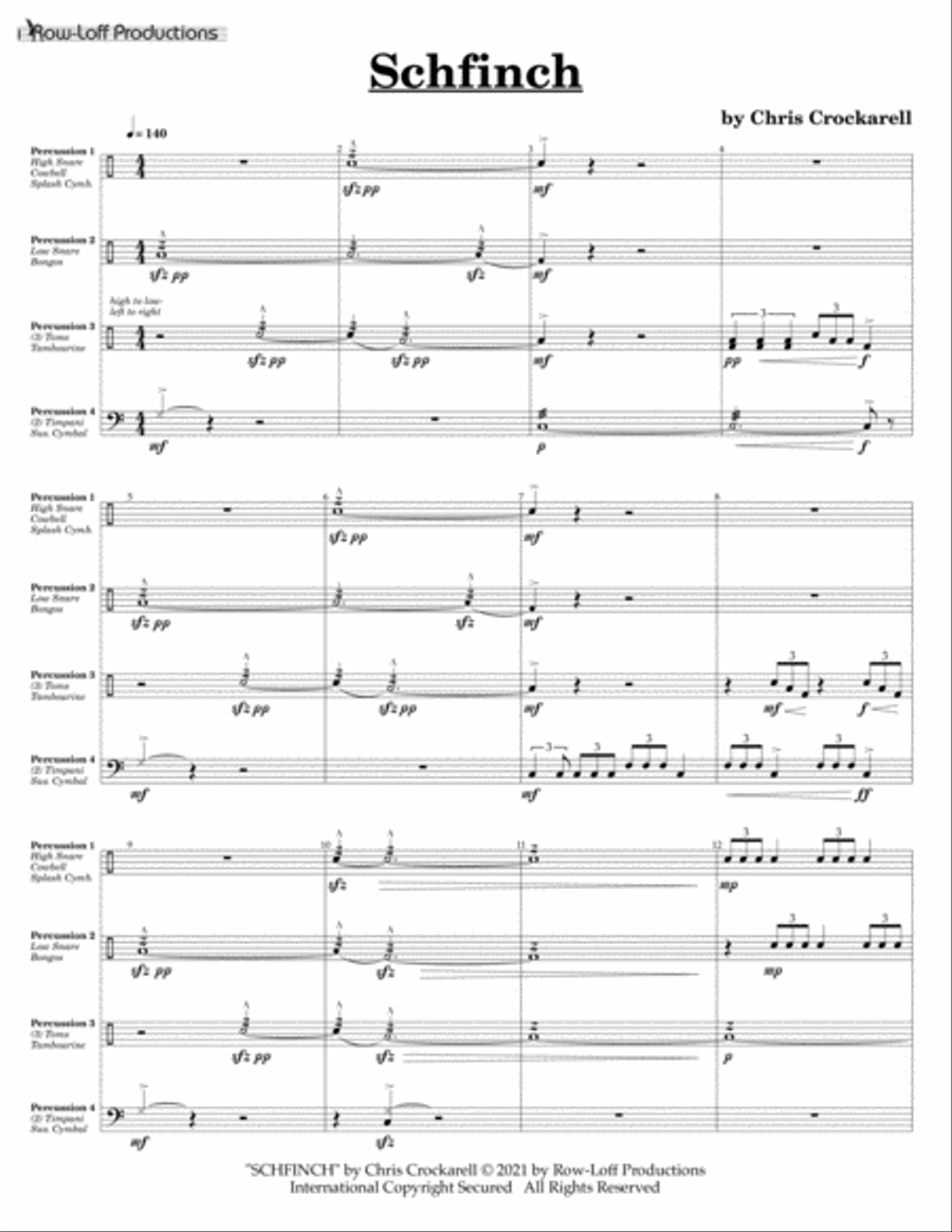 Schfinch School and Community scores gallery preview page 3