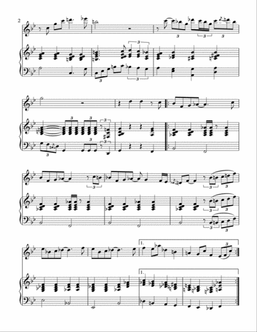 Harlem Nocturne Piano scores gallery preview page 3
