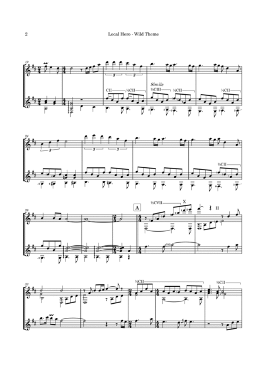 Local Hero - Wild Theme Guitar scores gallery preview page 5