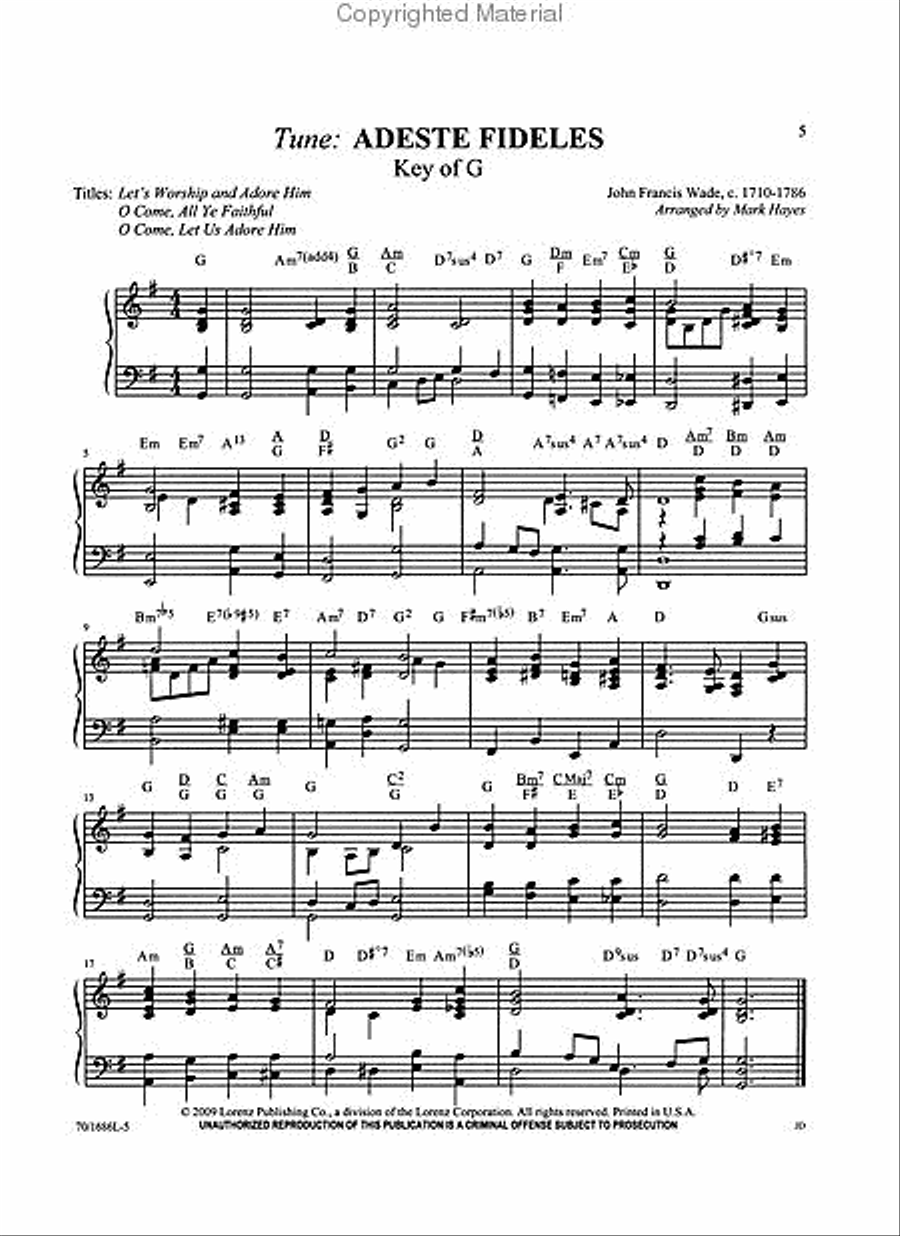 Hymn Harmonizations by Hayes, Vol. 2 Piano Solo scores gallery preview page 2