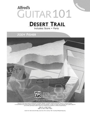 Alfred's Guitar 101, Ensemble: Desert Trail: Score