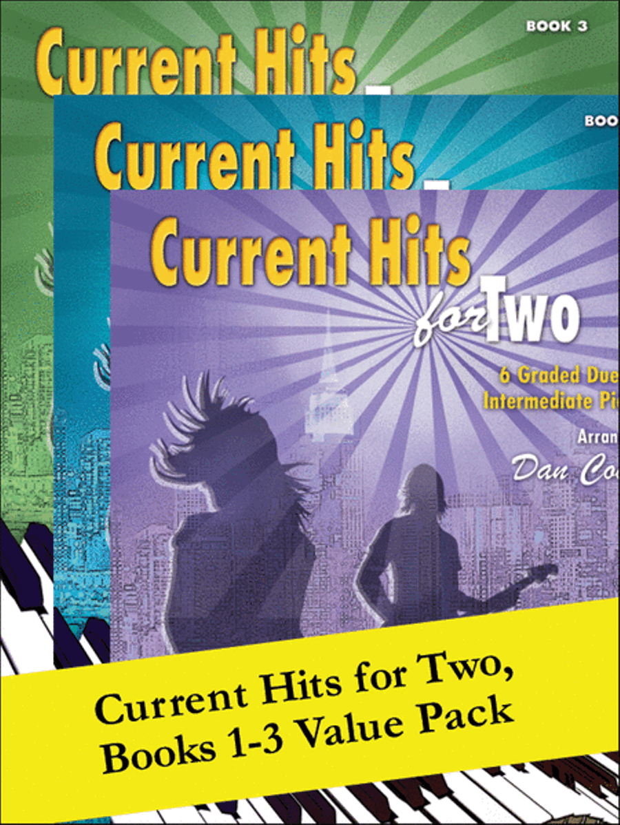 Current Hits for Two 1-3 (Value Pack) Piano Solo scores gallery preview page 1
