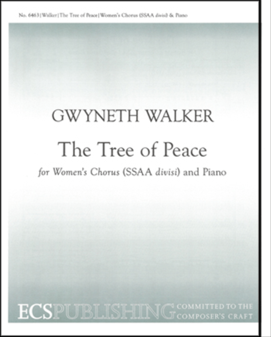 The Tree of Peace The Tree of Peace SSAA scores gallery preview page 1
