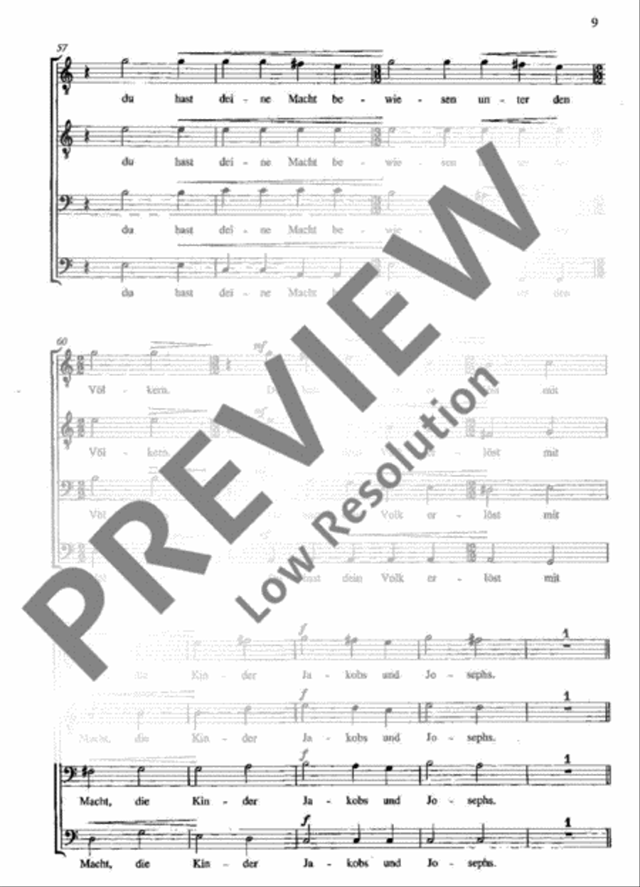Psalm 77 TTBB scores gallery preview page 9