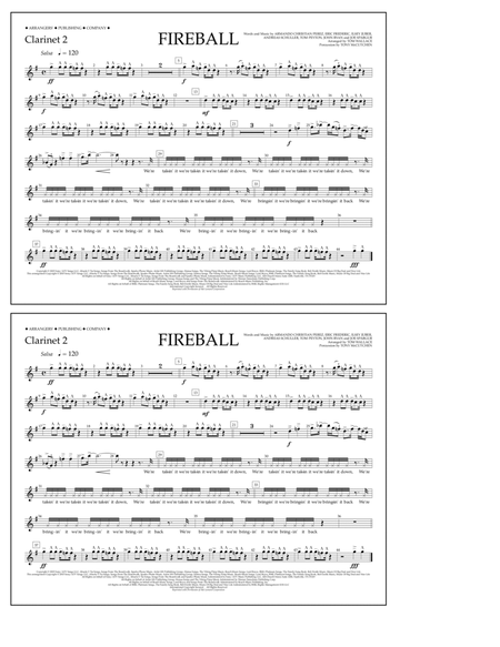 Fireball - Clarinet 2