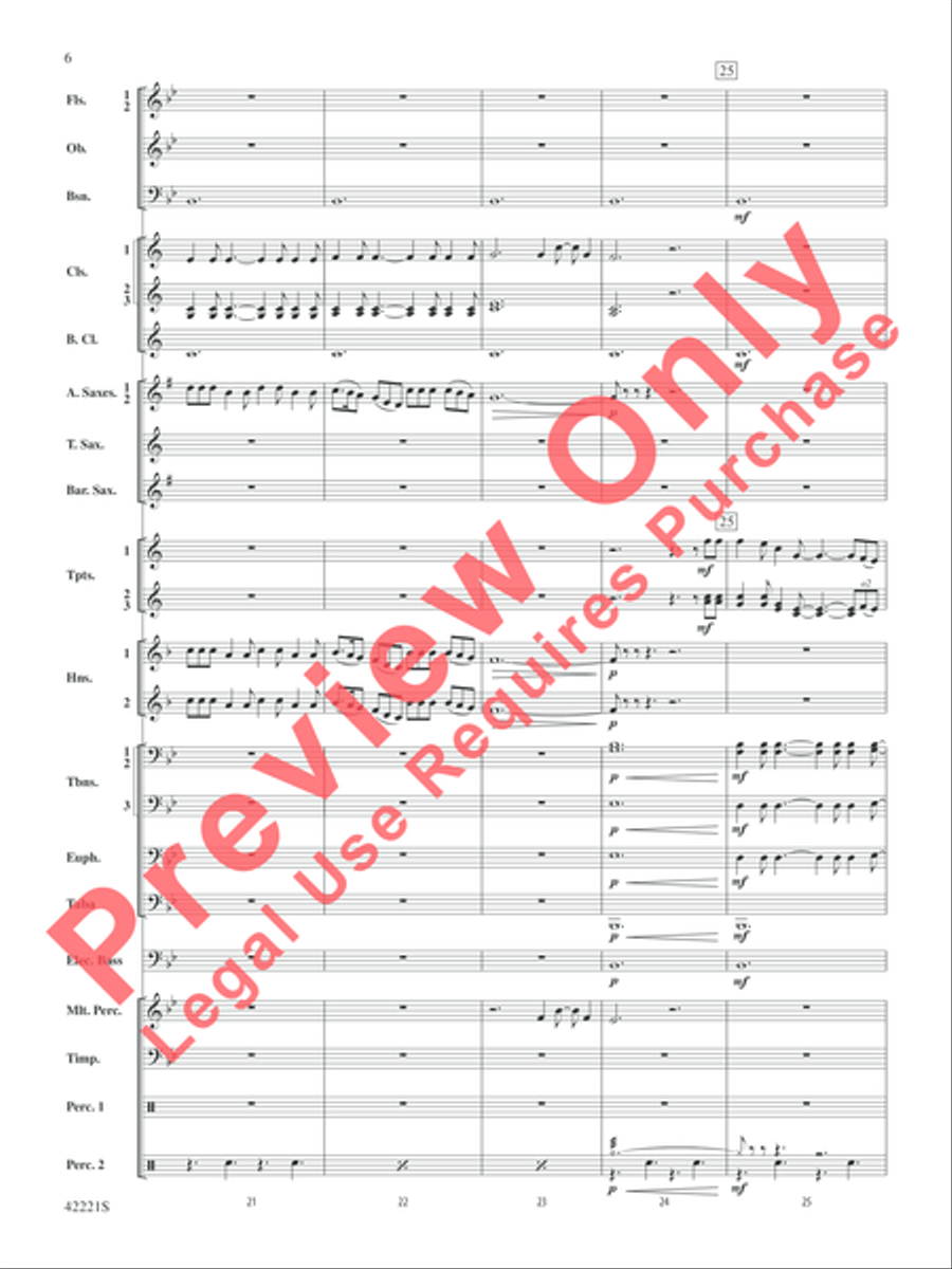 Carry On Concert Band scores gallery preview page 7