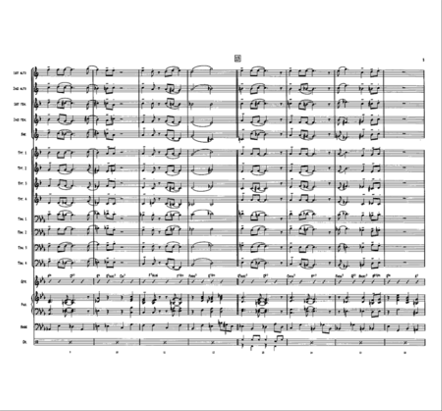 Jingle Bells Jazz Ensemble scores gallery preview page 3