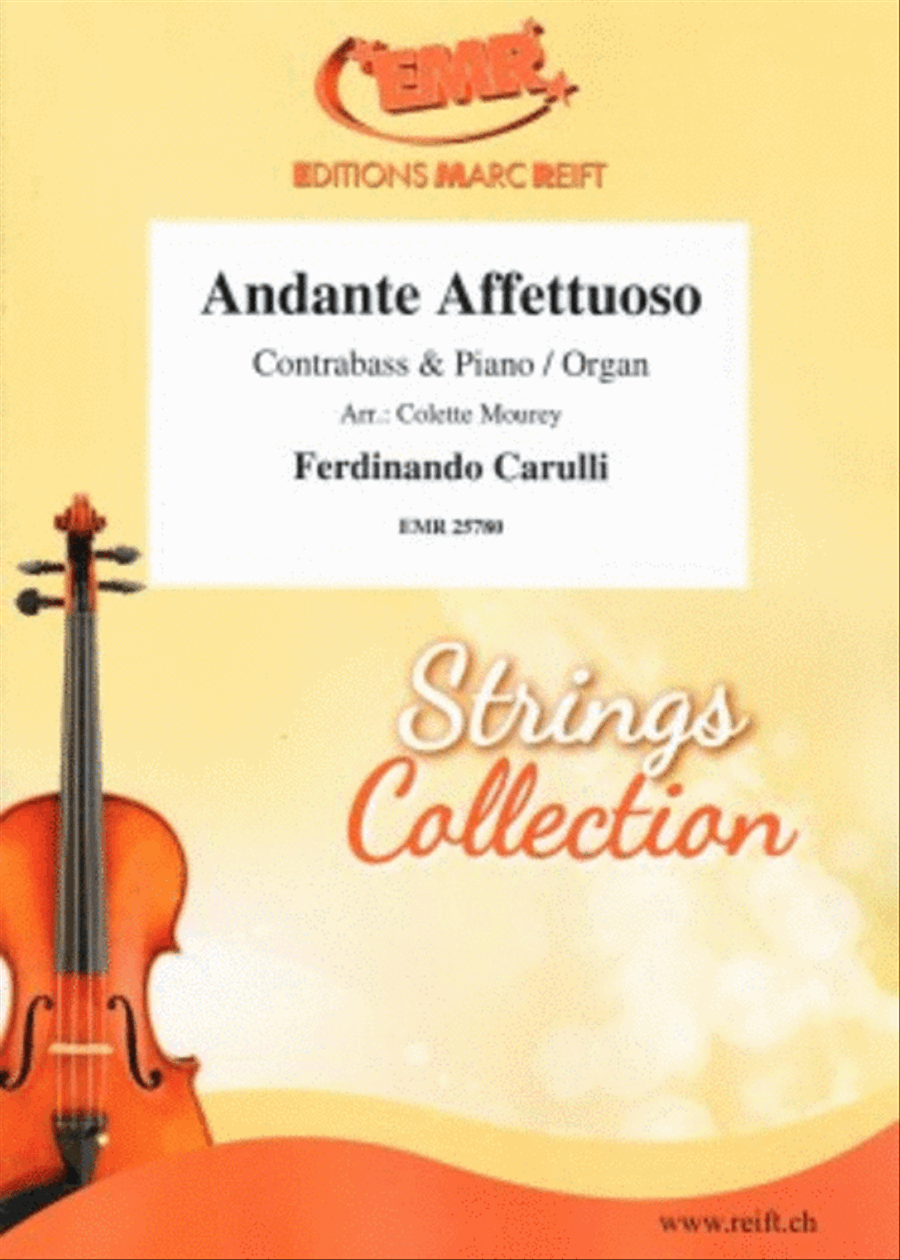Andante Affettuoso Andante Affettuoso Double Bass scores gallery preview page 1