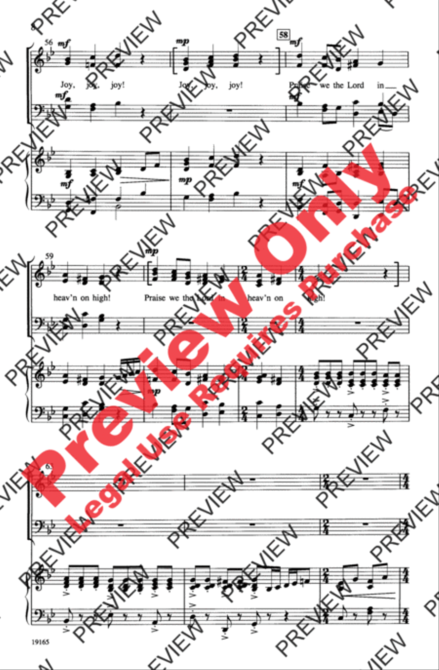 The Newborn King 4-Part scores gallery preview page 8