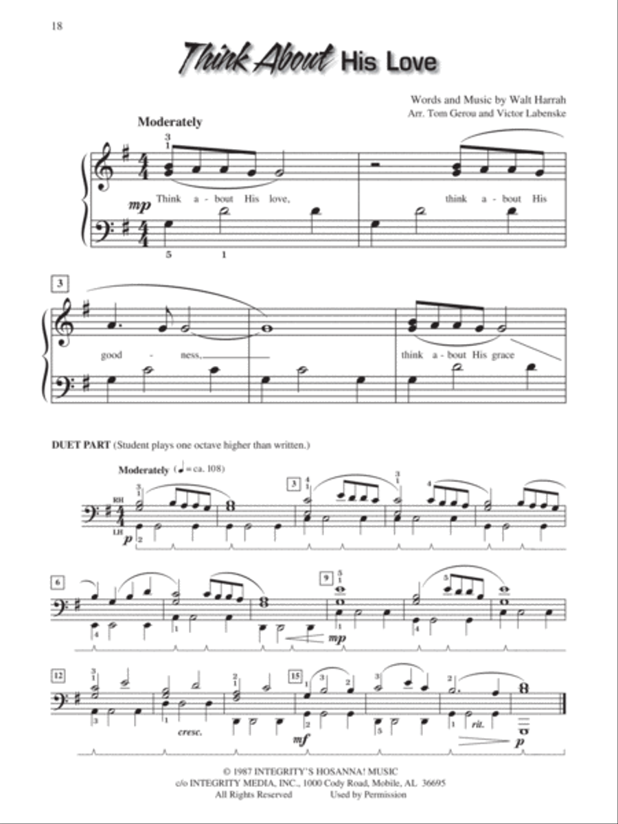 Play Praise -- Most Requested, Book 2 Easy Piano scores gallery preview page 5