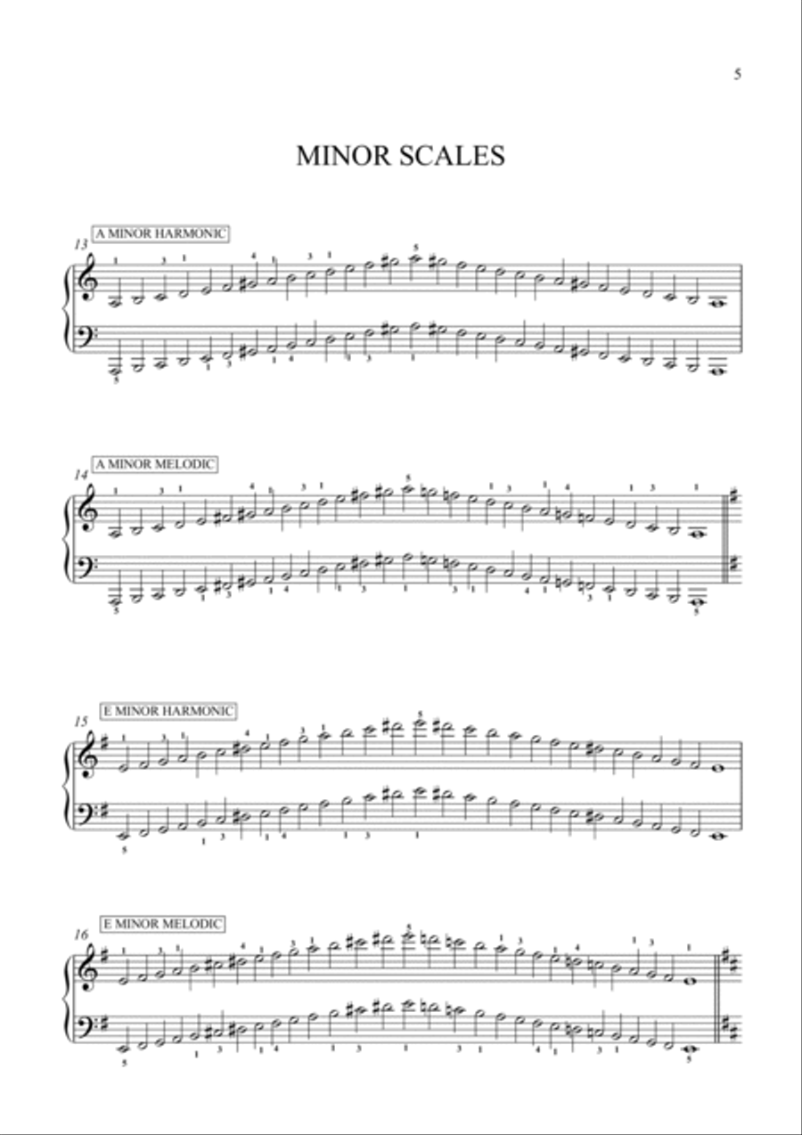 Piano Scale Book Piano Method scores gallery preview page 5