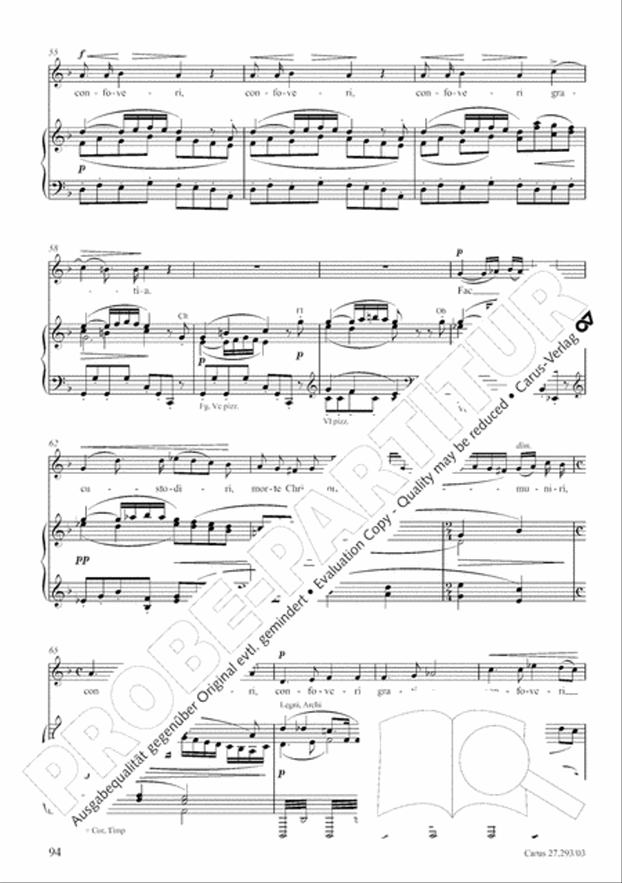 Stabat mater 4-Part scores gallery preview page 101