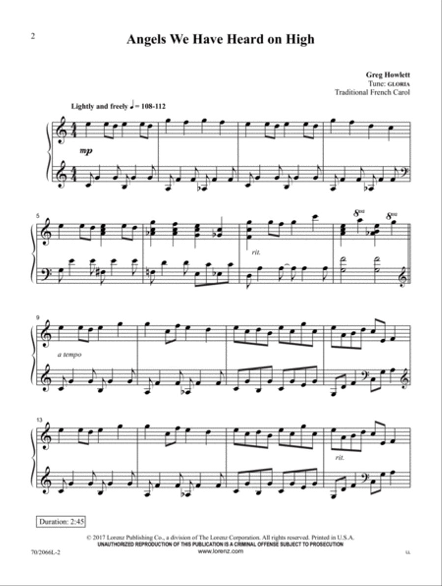 Christmas Improvisations Christmas Improvisations Piano Solo scores gallery preview page 2