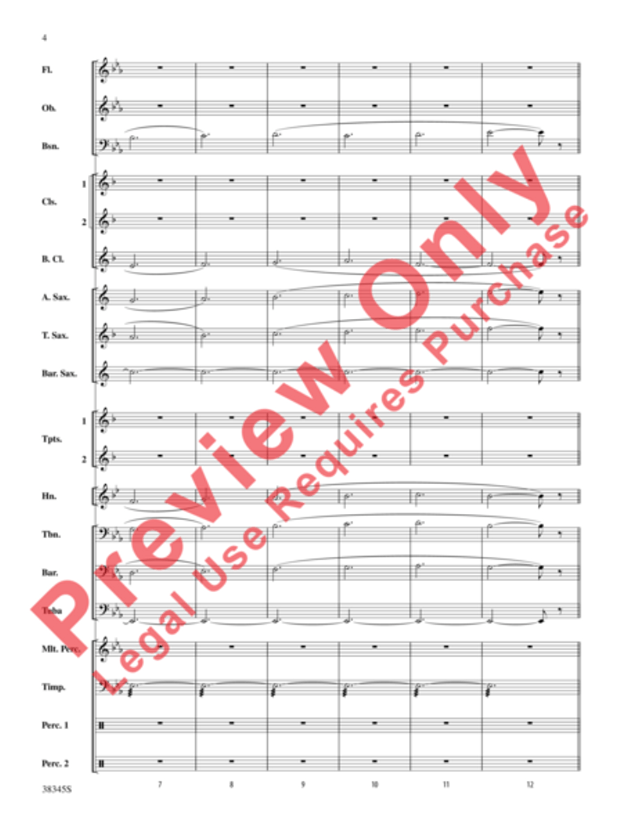 Grand Canyon Suite, Themes from Concert Band scores gallery preview page 5