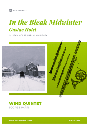 In the Bleak Midwinter arranged for Wind Quintet by Hugh Levey
