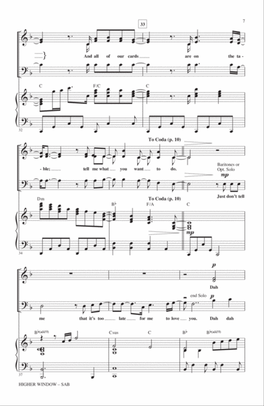 Higher Window 3-Part scores gallery preview page 5