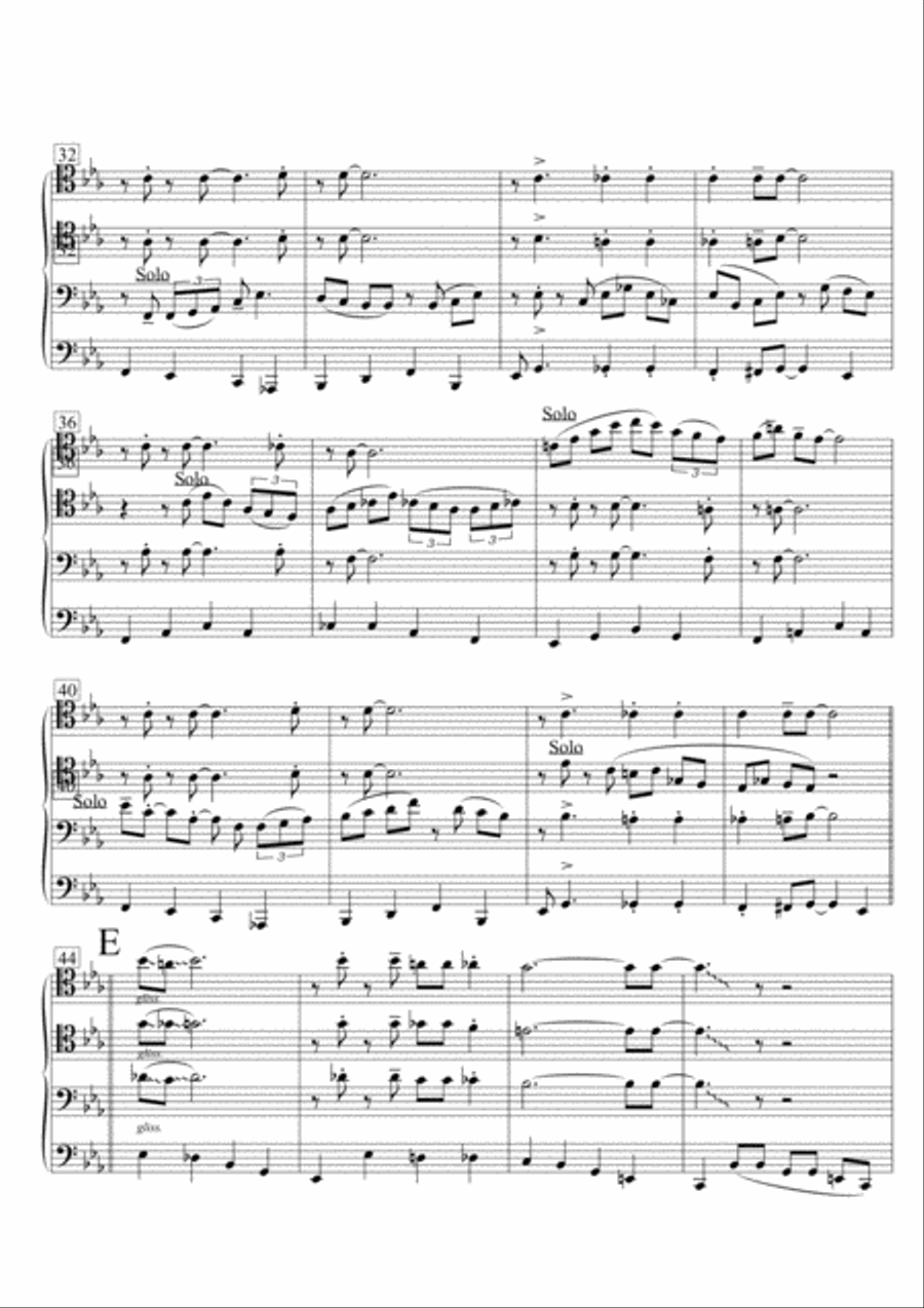 Moonglow Brass Quartet scores gallery preview page 4