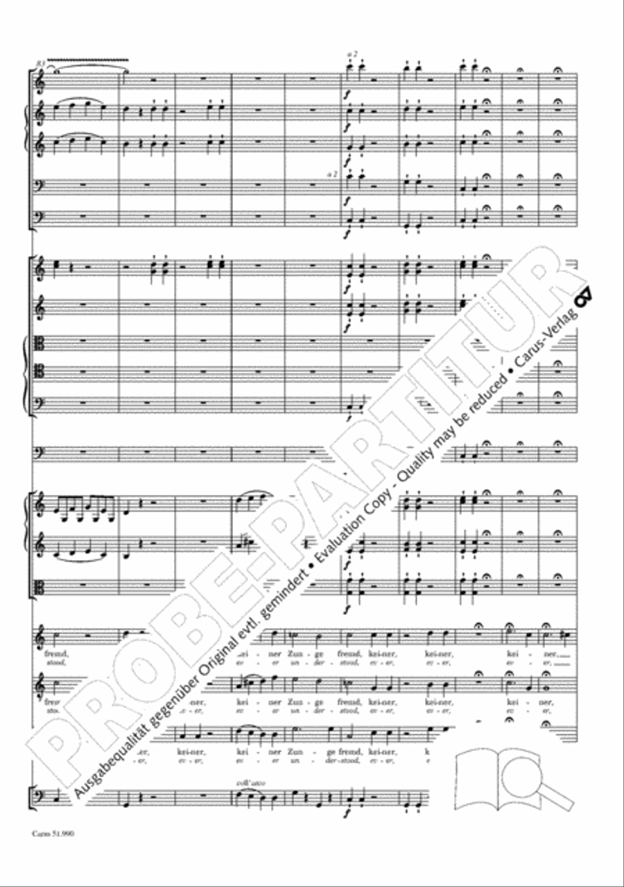 The Creation (Die Schopfung) 4-Part scores gallery preview page 125