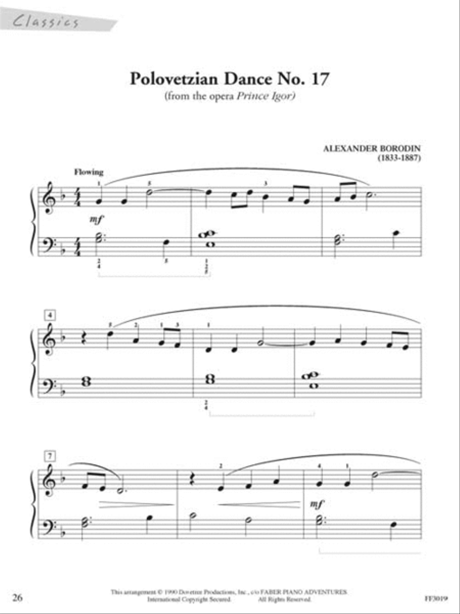 Faber Studio Collection Piano Method scores gallery preview page 7