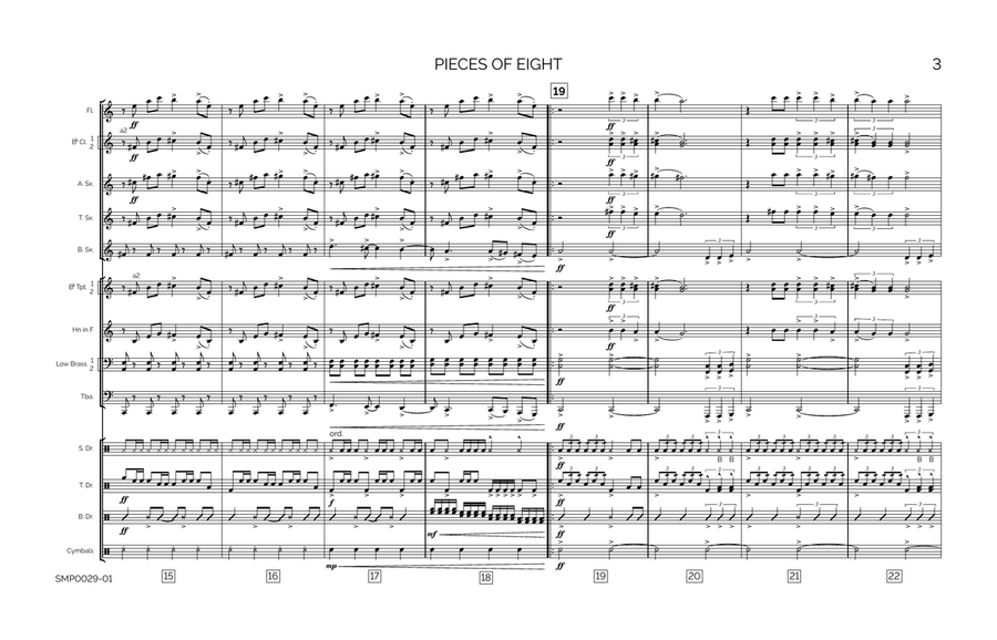 Pieces Of Eight Marching Band scores gallery preview page 4