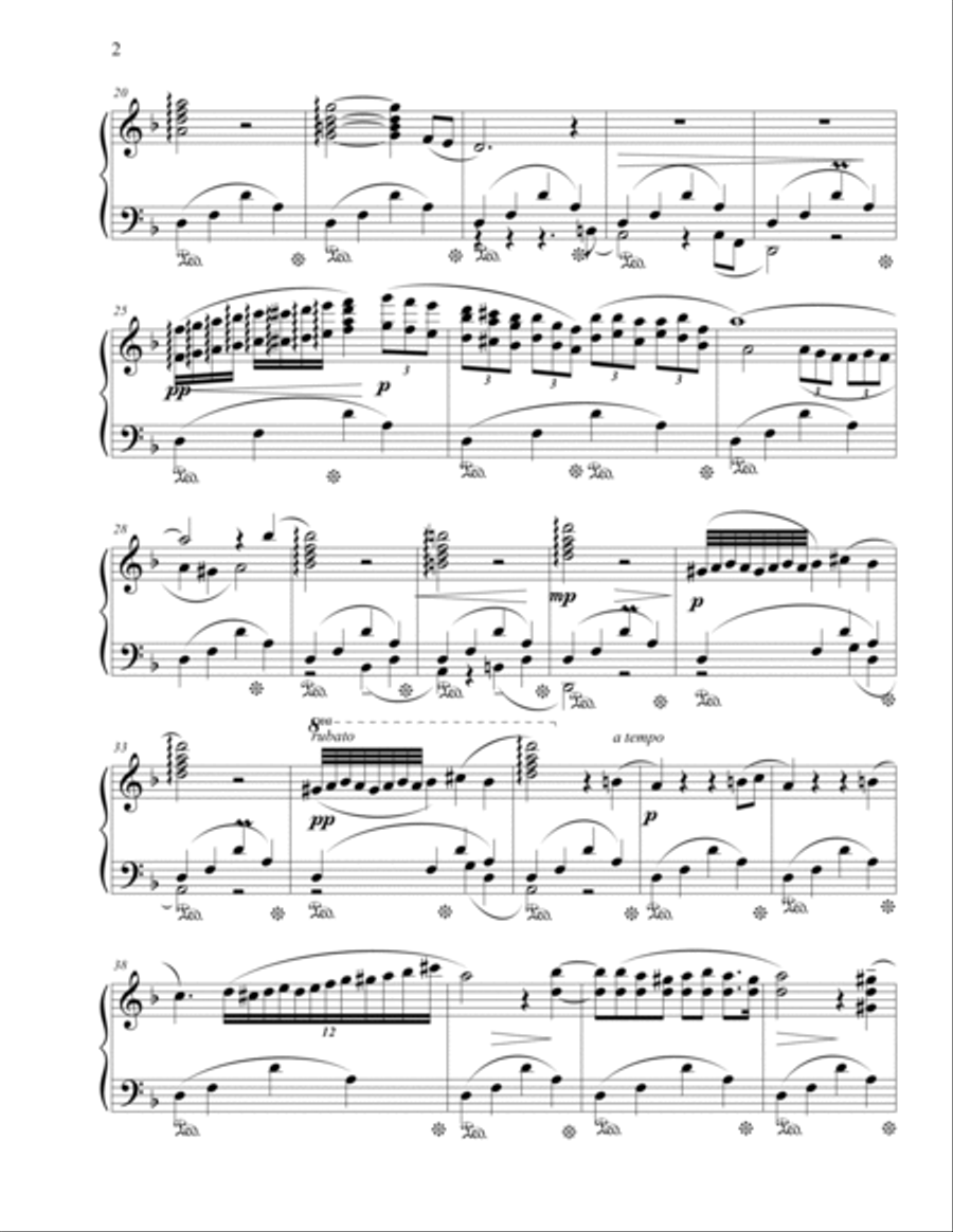 A Light Breeze Touches My Face Piano Solo scores gallery preview page 2